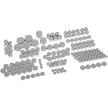 Kit Deluxe de cubiertas para pernos del motor — Cromo