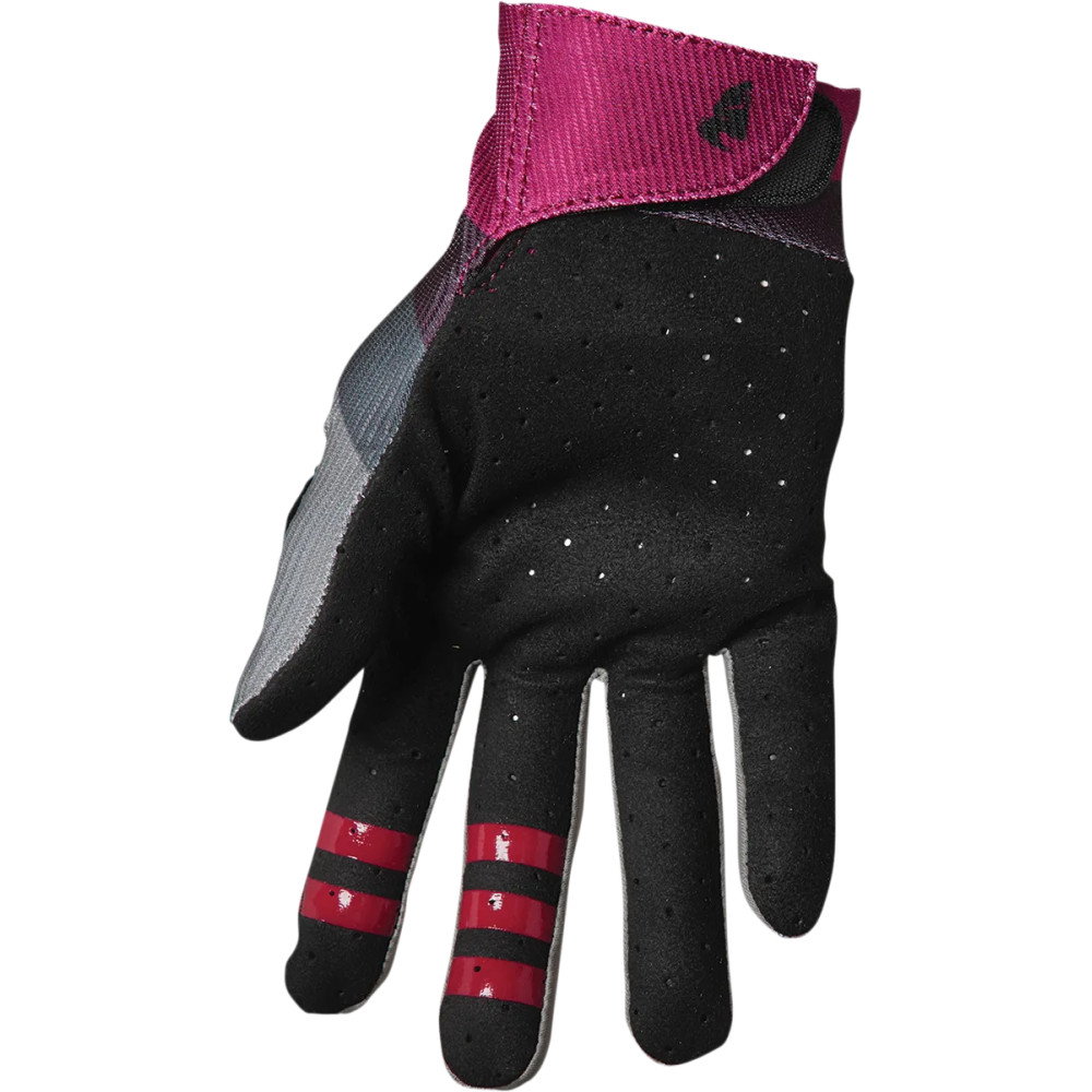 Guantes Assist React — Talla L, Negro, Gris, Púrpura