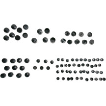 Kit estándar de tapas para pernos de motor — Negro, Natural