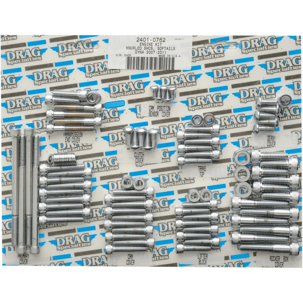 Kit completo de pernos de motor — Motor completo, MK699, Cromo