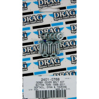 Derby Cover Bolt Kit — Chrome