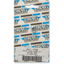 Point Cover Bolt Set — Chrome, Silver