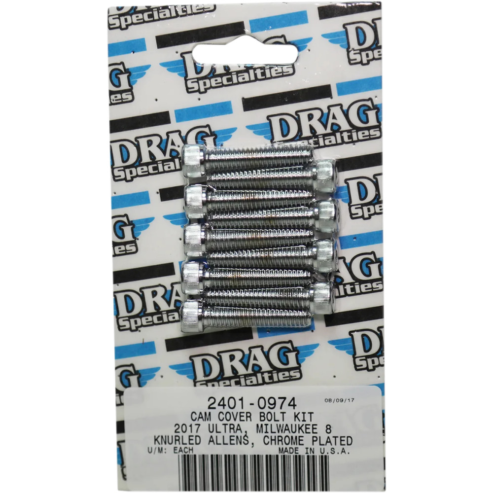 M-Eight Bolt Kit — Cam cover, Chrome