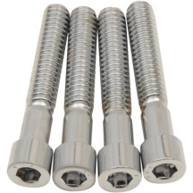 M-Eight Bolt Kit — Transmission side cover, Chrome