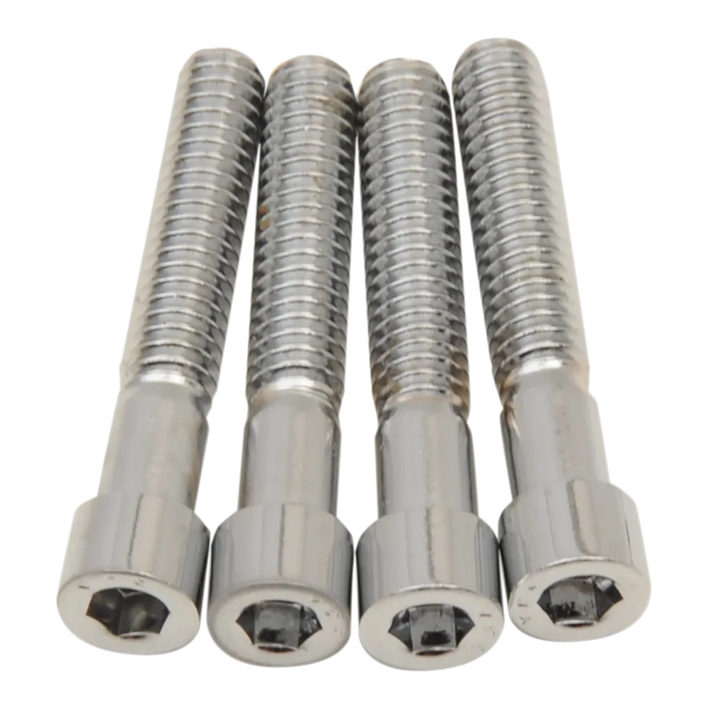 M-Eight Bolt Kit — Transmission side cover, Chrome