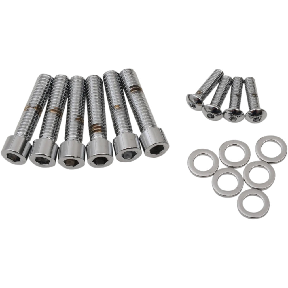 M-Eight Bolt Kit — Chrome, Silver