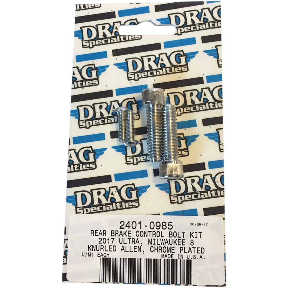 M-Eight Bolt Kit — Chrome, Silver