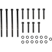 M-Eight Bolt Kit — Outer Primary, Black, Chrome
