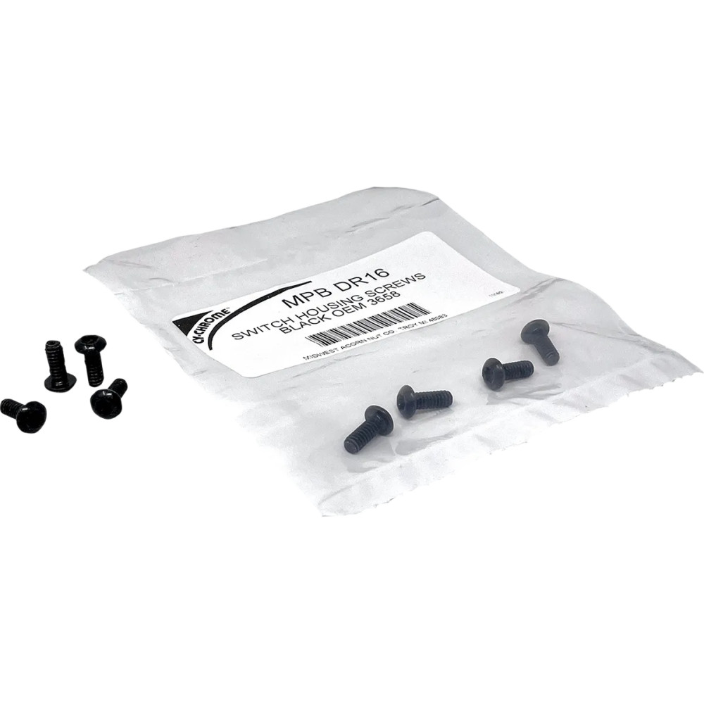 Switch Housing Screw Kit — Black