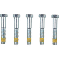 Pulley Hardware Kit — 7/16"-14 thread, 61 mm (2-1/2"), Silver