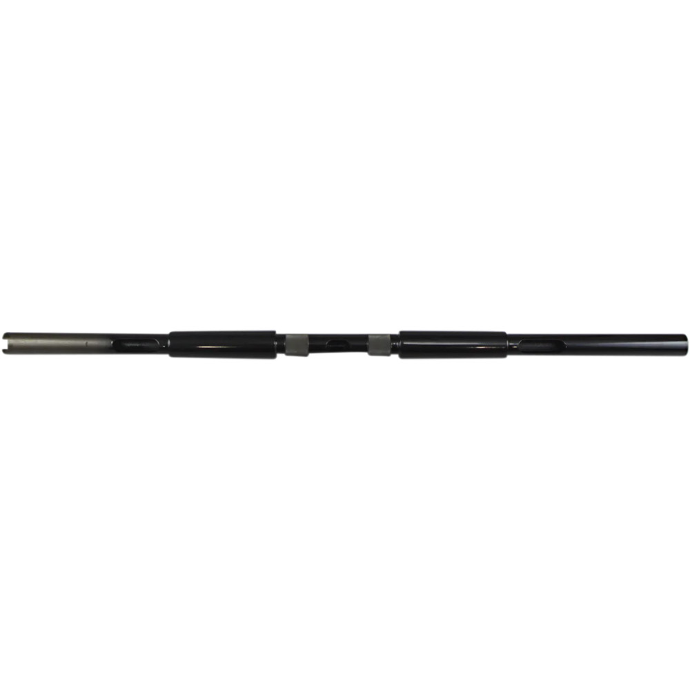 Manillar Buffalo de 1-1/4" — 1-1/4" diámetro, abrazadera 1", 29-1/2" ancho, negro brillante