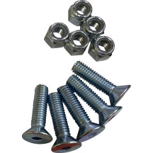 Brake Rotor Hardware Kit — 3/8"-16, 38.1 mm (1-1/2"), Silver, Zinc