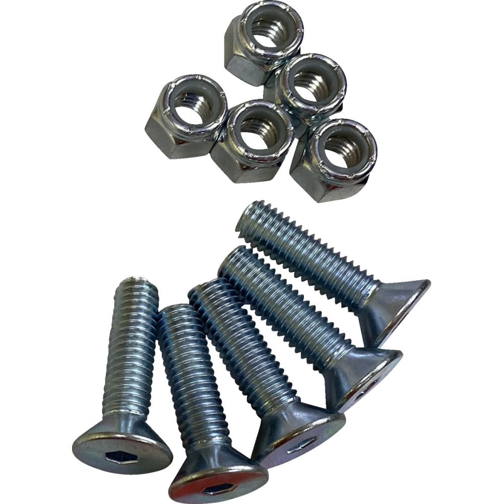 Brake Rotor Hardware Kit — 3/8"-16, 38.1 mm (1-1/2"), Silver, Zinc