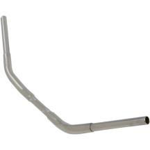 1-1/4" Buffalo Bar Handlebar — 1-1/4" diameter, 1" clamping, 9-1/2" center width, Chrome