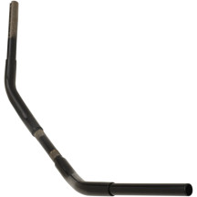 Manillar Buffalo de 1-1/4" — 1-1/4" diámetro, 35" ancho, 2-1/4" elevación, 1" abrazadera, Negro brillante