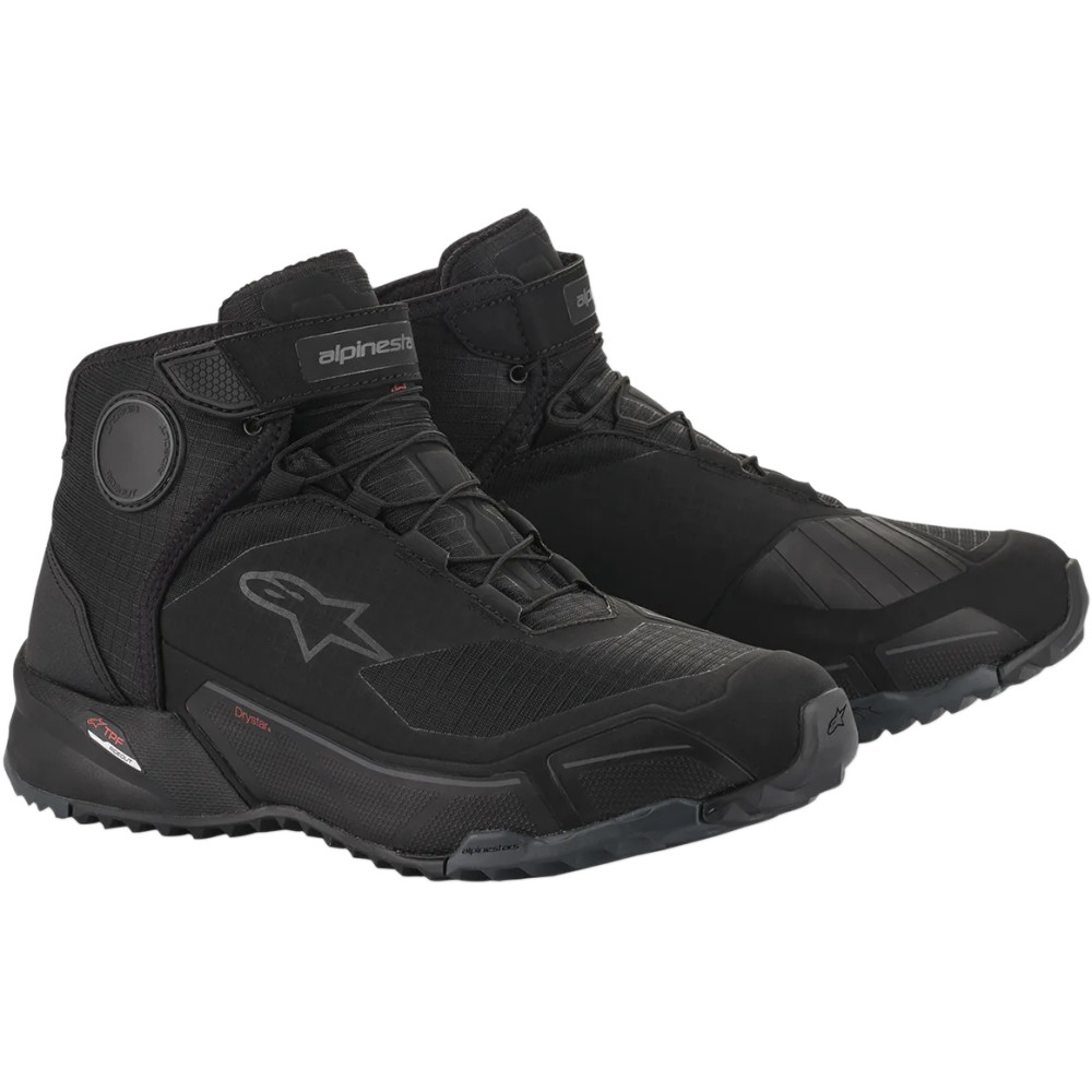 Zapatillas de moto CR-X Drystar® — EU 43, Over-Ankle, Negro