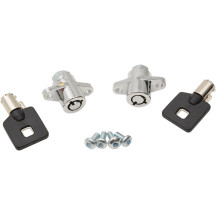 Kit de cerradura para alforjas rígidas de repuesto — Cromo