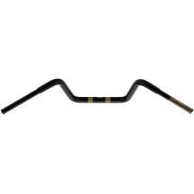 Manillar Touring 1-1/4" — abrazadera 32 mm (1-1/4"), alzada 28.5 cm (11-1/4"), negro mate
