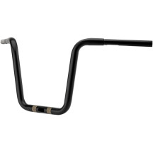 Manillar Touring de 1-1/4\" — pinza 1-1/4\", alzada 13-1/4\", ancho 35\", negro mate