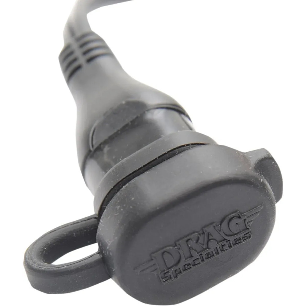 OptiMate™ Permanent Battery Lead O-01 — 20"/50 cm, 12 V, 15 A fuse, eyelet 1/4" & M6