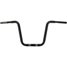 Manillar Touring de 1-1/4\" — pinza 1-1/4\", alzada 13-1/4\", ancho 35\", negro mate