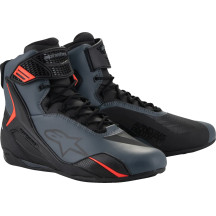 Faster-4 Shoes — US 9, Over-ankle, Black, Gray, Red