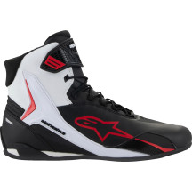 Faster-4 Shoes — US 9.5, Over-Ankle, Black/White/Red