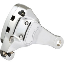 Pinza de freno cromada de 4 pistones — rotor 292 mm, trasera