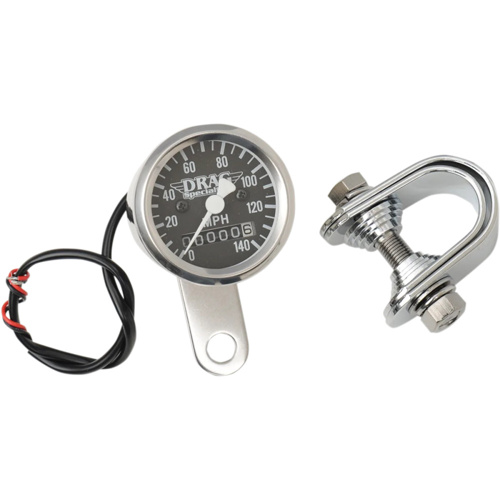 1-7/8" 140 MPH Mini Mechanical Speedometer 1-7/8" 140 MPH Mini Mechanical Speedometer
