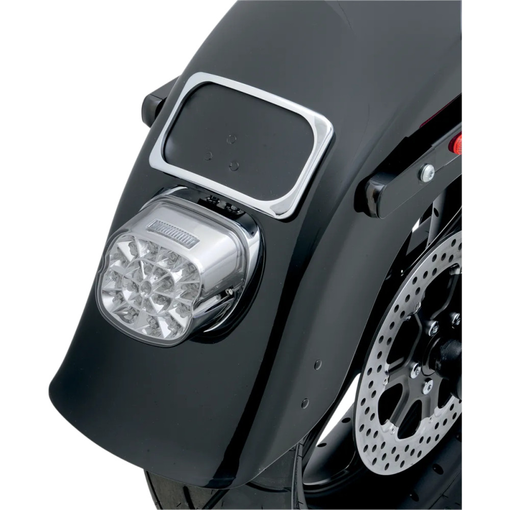 Small Radius Three-Bolt Style License Plate Mount Assembly Small Radius Three-Bolt Style License Plate Mount Assembly
