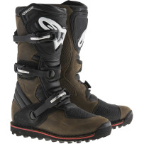 Tech-T Boots — EU 47, US 12, Over‑Calf, Black, Brown