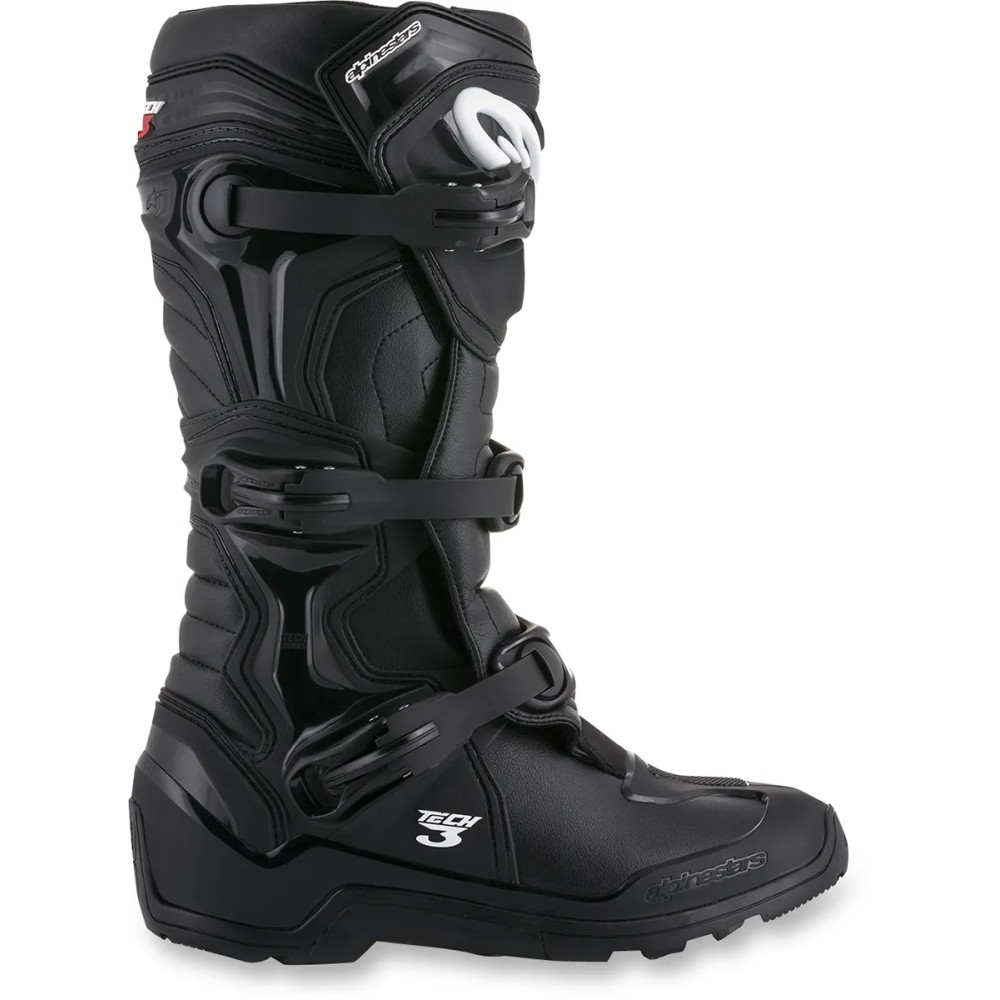 Tech 3 Enduro Boots — US 12, Over-calf, Black