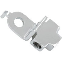 Conector en T para línea de freno — montaje frontal, cromo