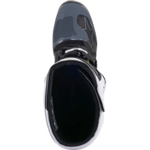 Tech 5 Boots — US 13, Over-Calf, Black, White, Gray