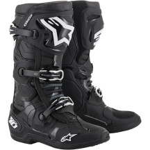 Tech 10 Boots — US 8, EU 42, Over-Calf, Black