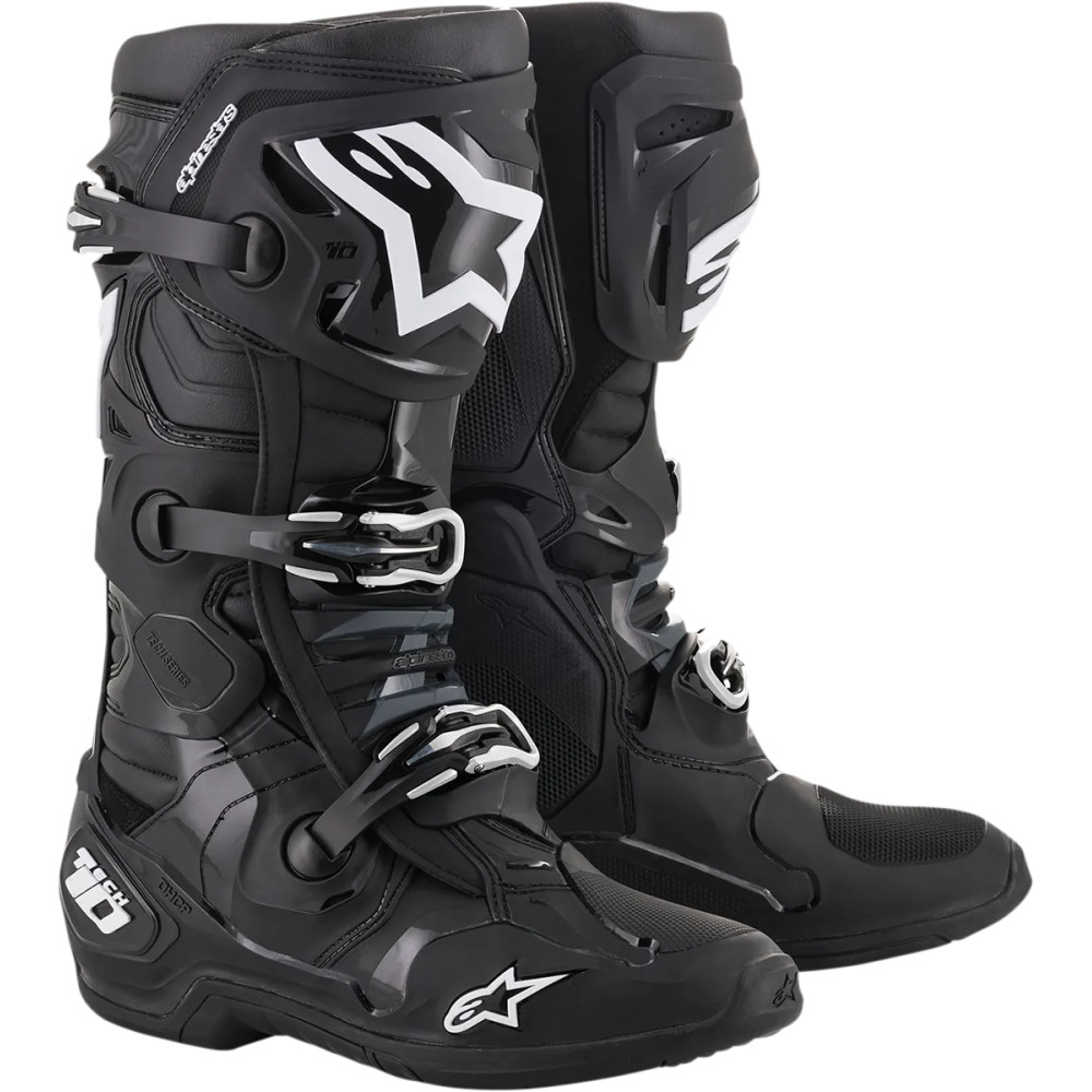 Tech 10 Boots — US 8, EU 42, Over-Calf, Black Tech 10 Boots — US 8, EU 42, Over-Calf, Black