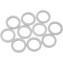 Arandelas de aplastamiento de aluminio — 11.1 mm (7/16"), crush de freno, pack de 10, cromo