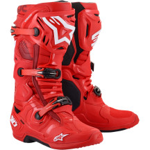 Botas Tech 10 — US 9, caña alta, Rojo