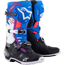 Botas Tech 10 Supervented — Talla EU 44.5, negro/azul/blanco