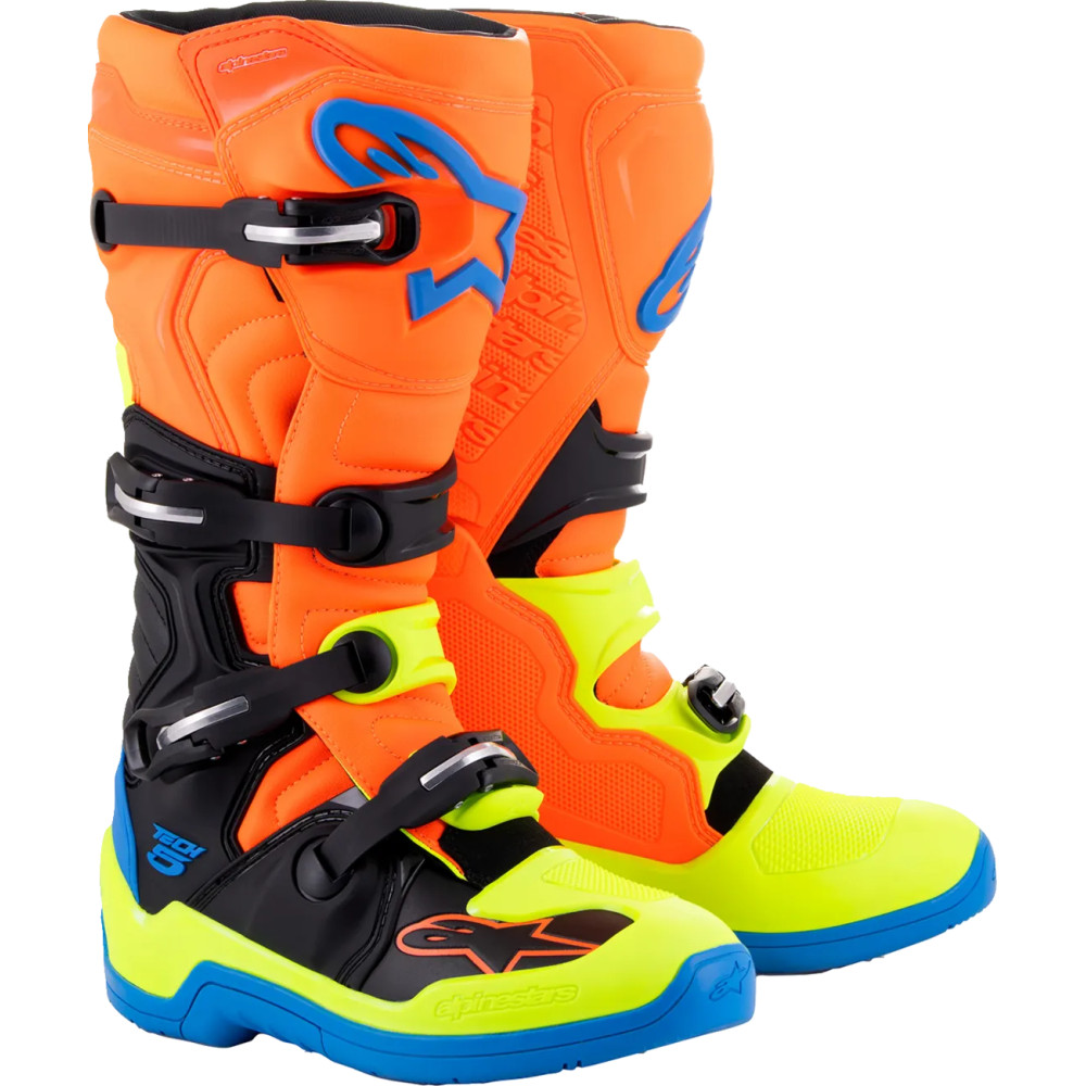 Botas Tech 5 — EU 45.5, sobrecaña, Naranja