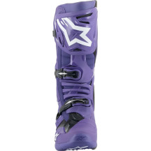 Tech 10 Boots — US 9, Over-Calf, Black, Purple