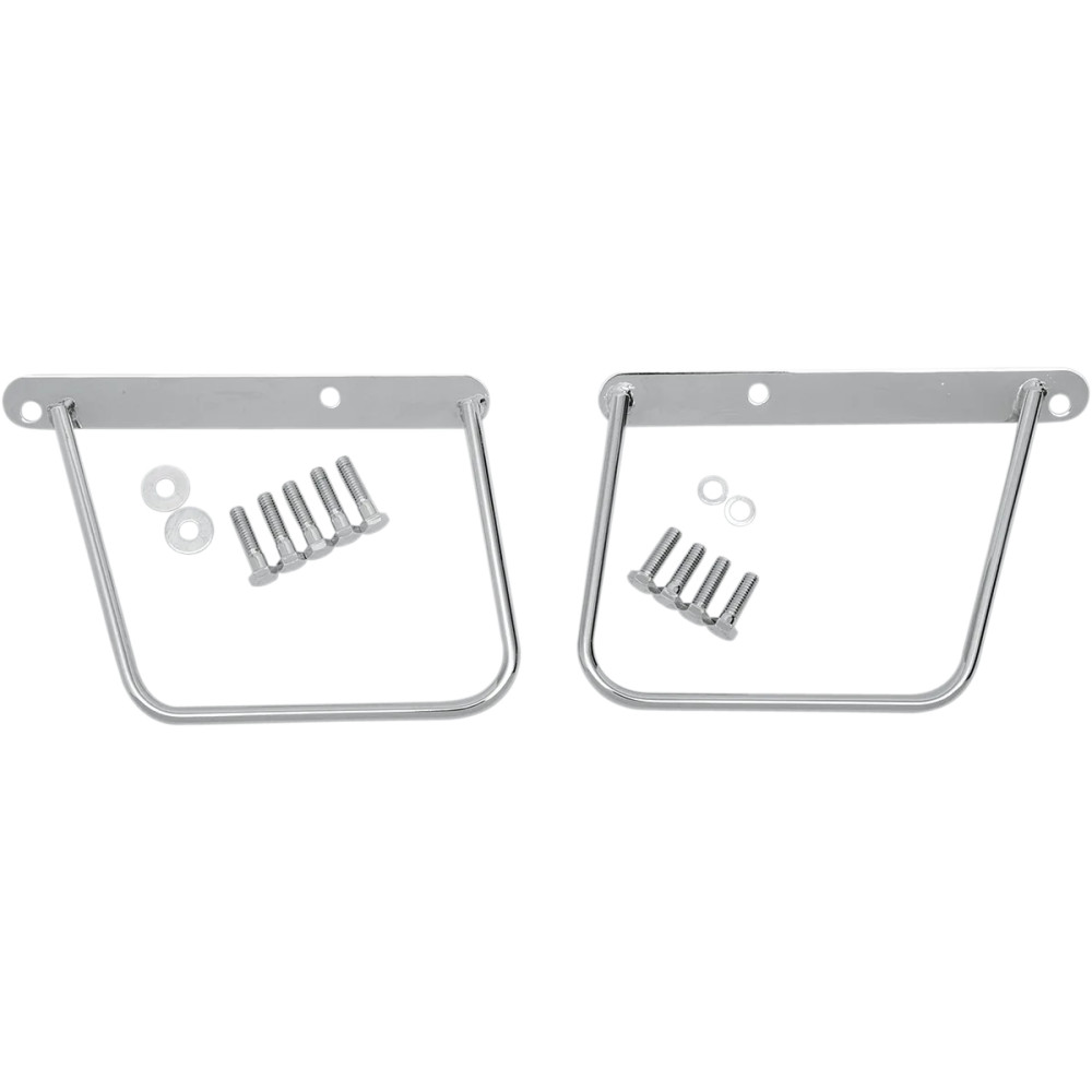 Chrome Saddlebag Support Brackets Chrome Saddlebag Support Brackets