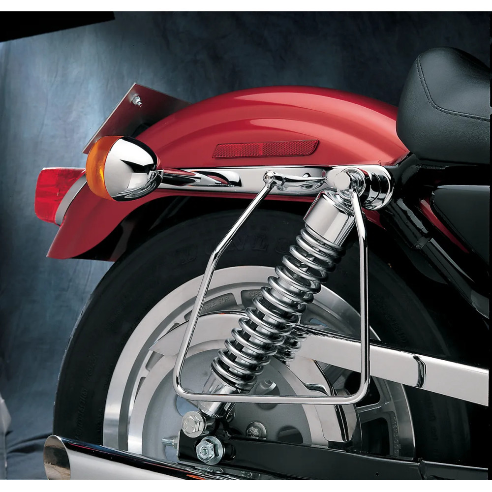 Chrome Saddlebag Support Brackets Chrome Saddlebag Support Brackets