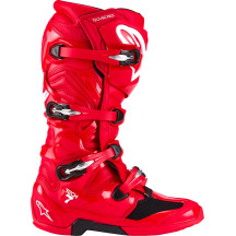 Botas Tech 7 — US 7, EU 40.5, Over‑Calf, Rojo brillante