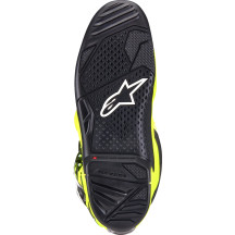 Botas Tech 7 — US 10, sobrecaña, amarillo fluorescente/negro