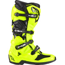 Botas Tech 7 — US 10, sobrecaña, amarillo fluorescente/negro