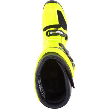 Botas Tech 7 — EU 49.5, US 14, sobre la pantorrilla, Amarillo fluorescente/Negro