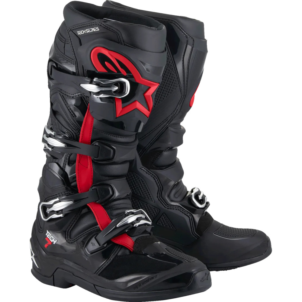 Botas Tech 7 — EU 49.5, Sobrecaña, Negro