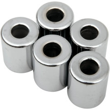 Espaciadores de Repuesto — perno 1/4", 20 mm (3/4"), 16,5 mm (0,65"), paquete de 5
