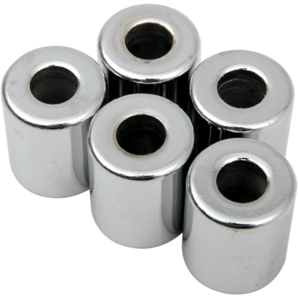 Espaciadores de Repuesto — perno 1/4", 20 mm (3/4"), 16,5 mm (0,65"), paquete de 5